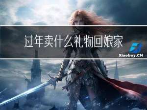 过年卖什么礼物回娘家好