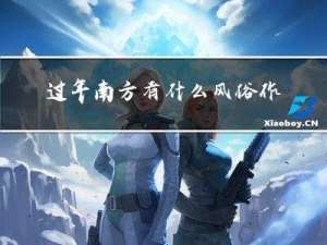 过年南方有什么风俗作文