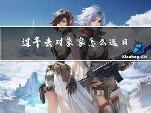 过年去对象家怎么选日期