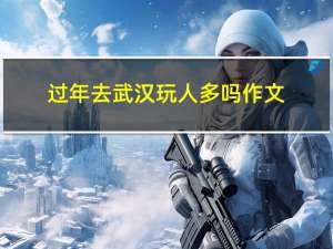 过年去武汉玩人多吗作文