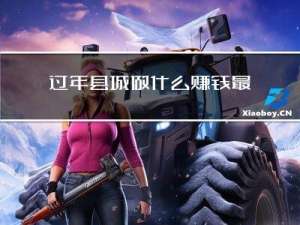 过年县城做什么赚钱最快