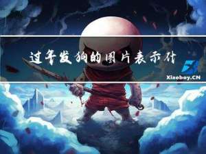 过年发狗的图片表示什么