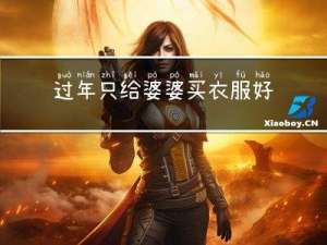 过年只给婆婆买衣服好吗