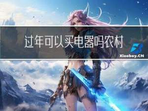 过年可以买电器吗农村