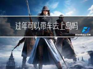 过年可以带车去上岛吗视频