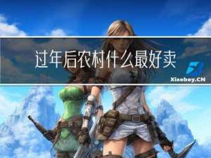 过年后农村什么最好卖