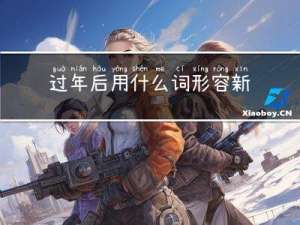 过年后用什么词形容新年