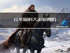 过年周村大街收费吗