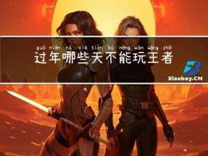 过年哪些天不能玩王者