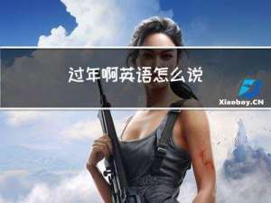 过年啊英语怎么说