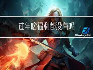过年啥福利都没有吗