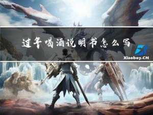 过年喝酒说明书怎么写