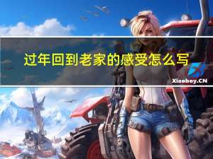 过年回到老家的感受怎么写