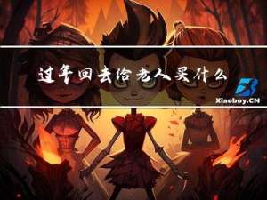 过年回去给老人买什么衣服