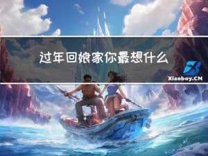 过年回娘家你最想什么作文