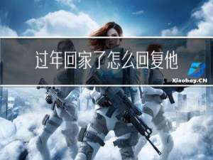 过年回家了怎么回复他