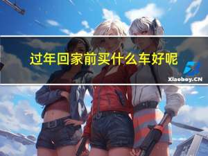 过年回家前买什么车好呢