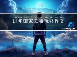 过年回家去哪玩好作文