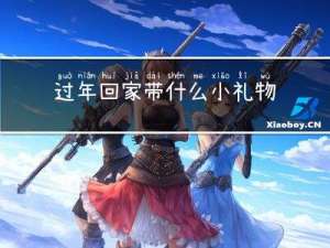 过年回家带什么小礼物呢