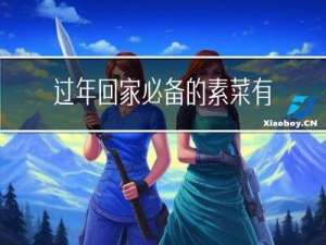 过年回家必备的素菜有什么