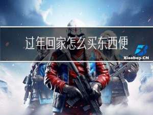 过年回家怎么买东西便宜