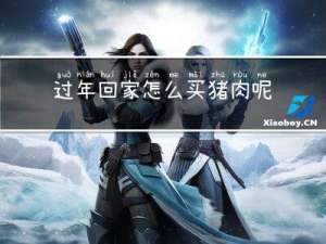 过年回家怎么买猪肉呢