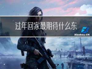 过年回家最期待什么东西