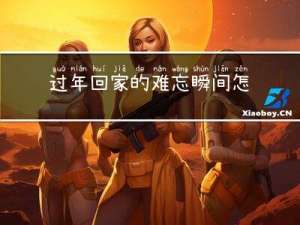 过年回家的难忘瞬间怎么写
