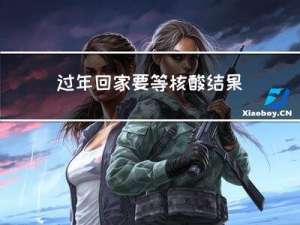 过年回家要等核酸结果么