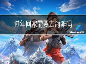 过年回家需要去海滩吗英语