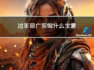 过年回广东做什么生意好