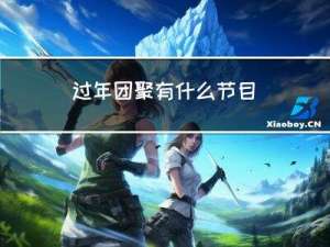 过年团聚有什么节目