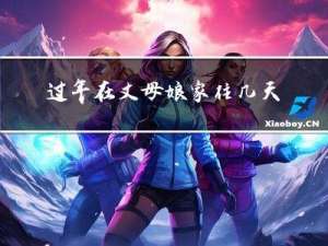 过年在丈母娘家住几天好