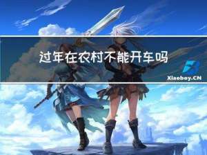 过年在农村不能开车吗
