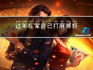 过年在家自己打麻将好吗