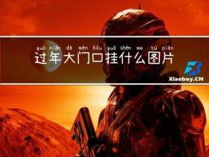 过年大门口挂什么图片招财