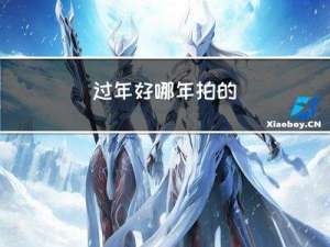 过年好哪年拍的