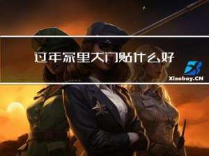 过年家里大门贴什么好看