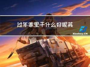 过年家里干什么好呢英文