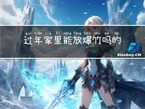过年家里能放爆竹吗的寓意