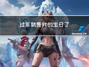过年就是我的生日了