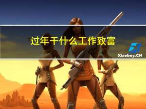 过年干什么工作致富