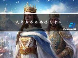 过年应该给姑姑送什么东西