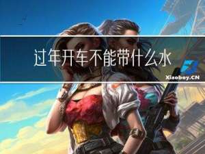 过年开车不能带什么水果