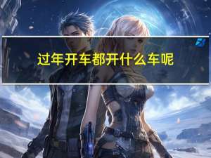 过年开车都开什么车呢