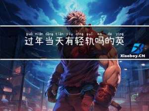 过年当天有轻轨吗的英文