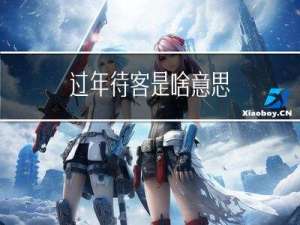 过年待客是啥意思