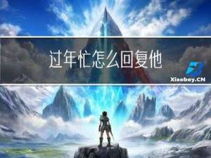 过年忙怎么回复他