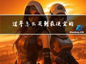 过年怎么买到最便宜的东西