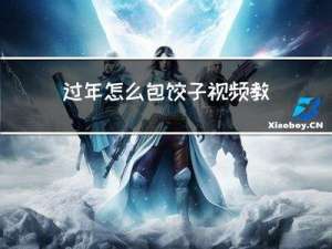 过年怎么包饺子视频教学
